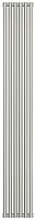 Радиатор Сунержа 00-0332-1806 Эстет-00 отопительный н/ж 1800х270 мм/ 6 секций, без покрытия