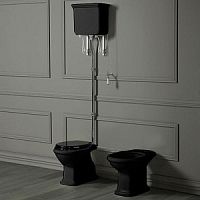 Simas LA06 nero  Lante Бачок высокий для унитаза LA01/LA02, цвет черный