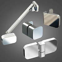 Набор крепежа Ravak D01000A088 Brilliant B Set BSD3-L 100,110, хром