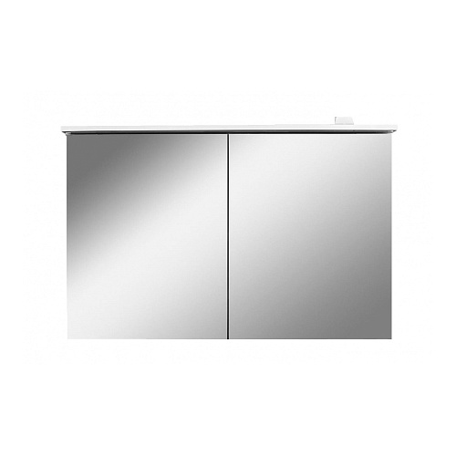 Зеркальный шкаф AM.PM M70AMCX1001WG Spirit 2.0 с LED-подсветкой, 100х68 см, белый глянец снят с производства