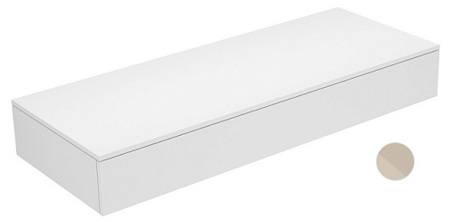 Тумба Keuco 31760180000 Edition 400 боковая 140х53.5 см, кашемир/стекло глянцевое кашемир купить недорого в интернет-магазине Керамос