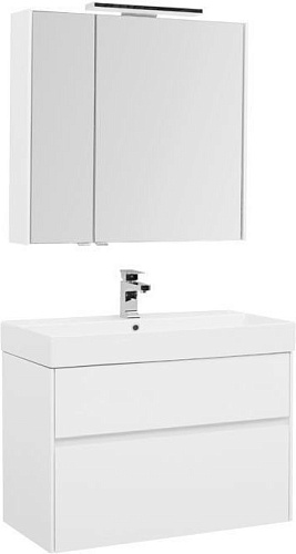 Комплект мебели Aquanet 00207801 Бруклин для ванной комнаты, белый купить недорого в интернет-магазине Керамос