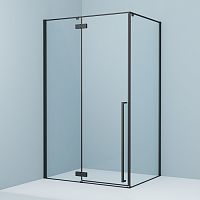 Душевое ограждение IDDIS, SLI6BS2i23 Slide 120х195 см, черный алюминиевый профиль, матовый Душевое ограждение IDDIS, SLI6BS2i23 Slide 120х195 см, черный алюминиевый профиль, матовый