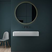 Раковина Vincea VWB-6S312MW из искусственного камня, 120х40 см, подвесная, белый матовый