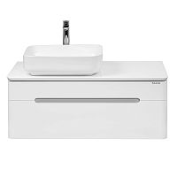 Тумба Aquanika AQL1004939WRU152 LIGHT под раковину 100х40 см, с подсветкой, белый Тумба Aquanika AQL1004939WRU152 LIGHT под раковину 100х40 см, с подсветкой, белый