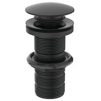 Донный клапан Ideal Standard E1483XG для раковины нажимной, Silk Black (черный шелк) Донный клапан Ideal Standard E1483XG для раковины нажимной, Silk Black (черный шелк)