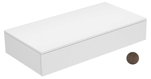 Тумба Keuco 31750860000 Edition 400 боковая 105х53.5 см, антрацитовый дуб/антрацитовый дуб купить недорого в интернет-магазине Керамос