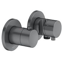 Смеситель Keuco 51553131231 Edition 400 с термостатом для встройки, хром черный шлифованный