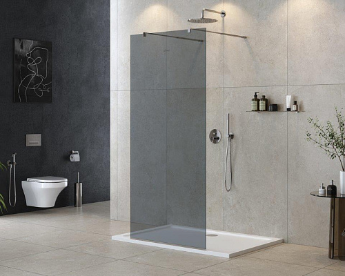 Душевая перегородка CEZARES LIBERTA-L-2-80-GR-Cr Душевая перегородка CEZARES LIBERTA-L-2-80-GR-Cr