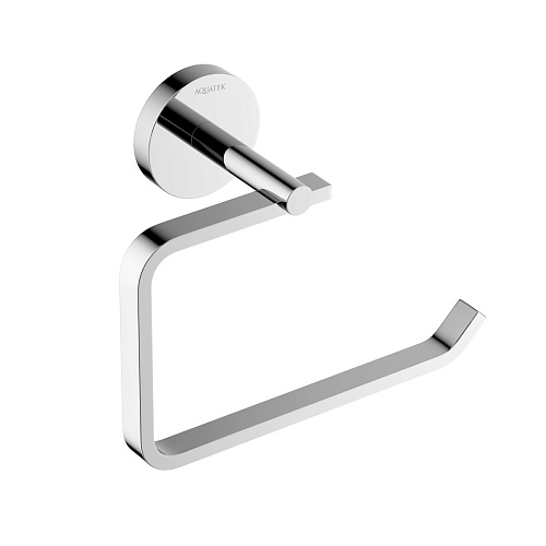 Бумагодержатель Aquatek AQ4608CR Бетта квадратный, хром купить недорого в интернет-магазине Керамос