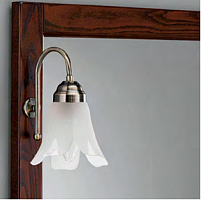 Светильник Eban FAP-----BR Lorena (монтаж на раму зеркала), цвет бронза, абажур стекло матовое