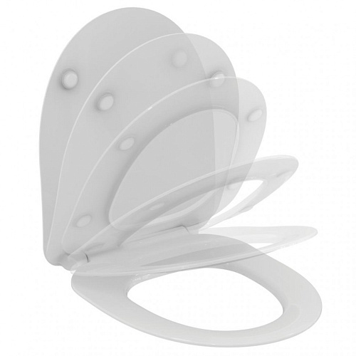 Крышка-сиденье Ideal Standard T467601 i.life A для унитаза, микролифт, Euro White (евробелый) Крышка-сиденье Ideal Standard T467601 i.life A для унитаза, микролифт, Euro White (евробелый)