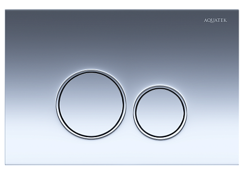 Клавиша смыва Aquatek KDI-0000018, хром