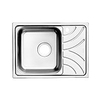 Мойка, нержавеющая сталь, полированная, чаша слева, 605*440, Arro S, IDDIS, ARR60PLi77