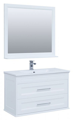 Комплект мебели Aquanet 00258284 Бостон для ванной комнаты, белый купить недорого в интернет-магазине Керамос