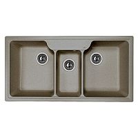 Мойка для кухни Florentina 20.445.H1000.102 Юлия 100х51 см, черная