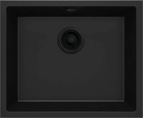 Мойка Deante ZQA_N10C Corda кухонная 55x46 см, Nero (черный)