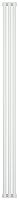Радиатор Сунержа 12-0301-1803 Эстет-1 отопительный н/ж 1800х135 мм/ 3 секции, белый