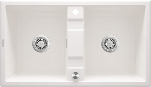 Мойка Deante ZQE_A203 Eridan кухонная гранитная 86x50 см, алебастр Мойка Deante ZQE_A203 Eridan кухонная гранитная 86x50 см, алебастр