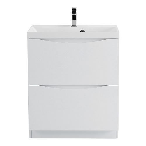 База BelBagno MARINO-700-2C-PIA-BL-P под раковину 70х45 см, напольная, Bianco Lucido (белый глянец) купить недорого в интернет-магазине Керамос