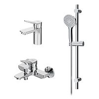 Набор смесителей AM.PM F40985A00 X-Joy, для ванной комнаты 3 в 1, хром