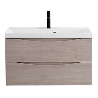 База BelBagno MARINO-800-2C-SO-RG-P под раковину 80х45 см, подвесная, Rovere Grigio (серый дуб)