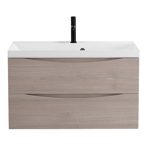 База BelBagno MARINO-800-2C-SO-RG-P под раковину 80х45 см, подвесная, Rovere Grigio (серый дуб) купить недорого в интернет-магазине Керамос