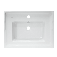 Умывальник Sanita Luxe WB.FN/Ampir/65-N/WHT.G/S1 Ampir мебельный 65х49 см, ВКС белый S1