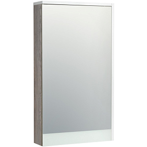 Зеркальный шкаф Акватон 1A221802EAD80 Эмма 46х82 см, белый,дуб наварра