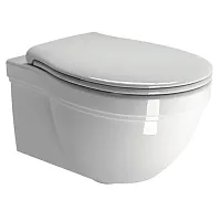 Чаша унитаза GSI 8712 11 bi Classic подвесного 37х55 см, белый глянцевый