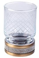 Стакан Boheme 10931-BR Royal Cristal для зубных щеток, настольный, бронза