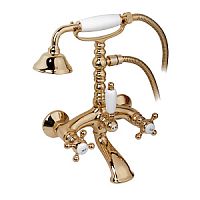 Смеситель Gattoni 1200112D0.GRoro Vivaldi для ванны, золото 24кт