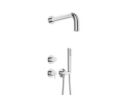 Набор Deante NQS_09XK Silia для душа скрытого монтажа, хром Набор Deante NQS_09XK Silia для душа скрытого монтажа, хром