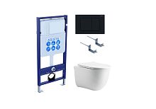 Комплект Aquatek SET Классик cm-012 4 в 1: рама Standard INS-0000012 + крепеж KKI-0000002 + кнопка KDI-0000012 + унитаз AQ1112-00 с крышкой-сиденьем Soft-close, белый Комплект Aquatek SET Классик cm-012 4 в 1: рама Standard INS-0000012 + крепеж KKI-0000002 + кнопка KDI-0000012 + унитаз AQ1112-00 с крышкой-сиденьем Soft-close, белый