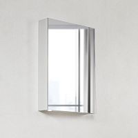 Зеркальный шкаф с подсветкой, правосторонний BelBagno SPC-1A-DL-BL-600, 60x13x70, белый купить недорого в интернет-магазине Керамос