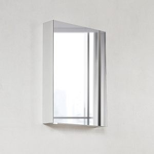 Зеркальный шкаф с подсветкой, правосторонний BelBagno SPC-1A-DL-BL-600, 60x13x70, белый