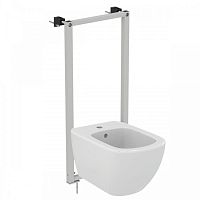 Комплект 2 в 1 Ideal Standard D386801 Prosys Tesi: подвесное биде T355201 + инсталляция для монтажа R016267, Euro White (евробелый)