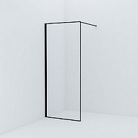 Душевая перегородка IDDIS, SLI8BS8i23 Slide Walk In, 80х195 см, черный матовый