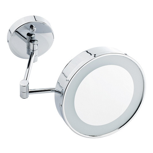 Зеркало Migliore 21981 оптическое с галогеновой подсветкой (3Х), хром купить недорого в интернет-магазине Керамос