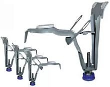 Ножки для ванны Jacob Delafon Ove IK143RU-NF, Серый, Без отделки