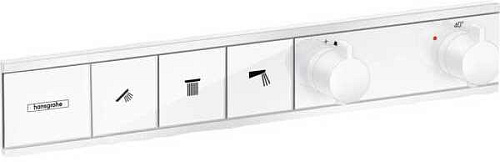 Hansgrohe 15381700  RainSelect термостатический смеситель для душа (внешняя часть) матовый белый