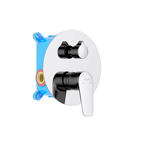 Смеситель Aquatek AQ1146CR Бетта для ванны (внешняя и скрытая часть), хром Смеситель Aquatek AQ1146CR Бетта для ванны (внешняя и скрытая часть), хром