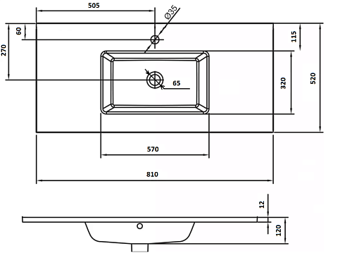Столешница Armadi Art NeoArt 853-110-SL