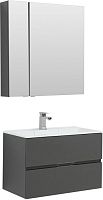 Комплект мебели Aquanet 00241387 Алвита для ванной комнаты, серый