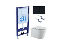 Комплект Aquatek SET Вега-012 4 в 1: рама Standard INS-0000012 + крепеж KKI-0000002 + кнопка KDI-0000012 + унитаз AQ1905-00 с крышкой-сиденьем Soft-close, белый Комплект Aquatek SET Вега-012 4 в 1: рама Standard INS-0000012 + крепеж KKI-0000002 + кнопка KDI-0000012 + унитаз AQ1905-00 с крышкой-сиденьем Soft-close, белый