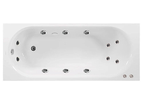 Ванна акриловая, с гидромассажем Vagnerplast Kasandra Vagnerplast VPBA175KAS2X-04+GM