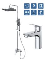 Комплект смесителей BelBagno DUE DUE-DOCM/LVM-CRM