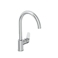 Смеситель Vitra A43407EXP Flow Round для кухни с изливом C-типа, хром Смеситель Vitra A43407EXP Flow Round для кухни с изливом C-типа, хром