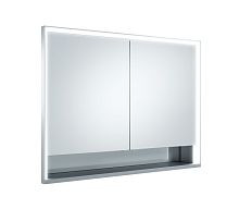 Зеркальный шкаф Keuco 14334171304 Royal Lumos, 73.5х100 см, серебристый анодированный