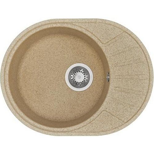 Мойка для кухни Акватон 1A711232CS220 Чезана 57х44 см, с крылом, песочная